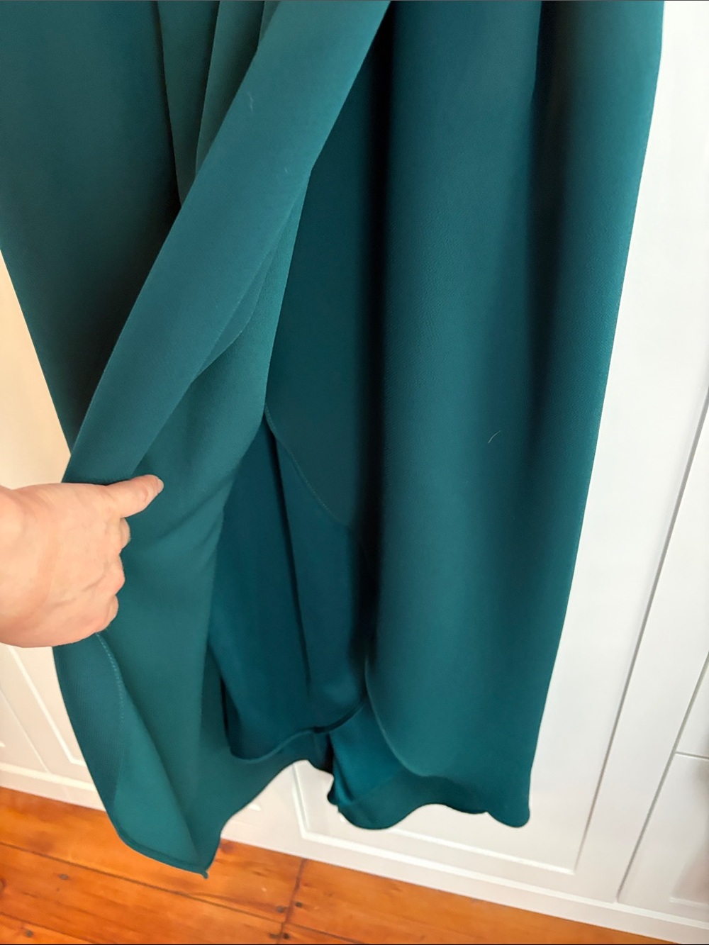 Xscape long strapless dress, perfect for wedding guest or bridesmaid - Picture 5 of 9